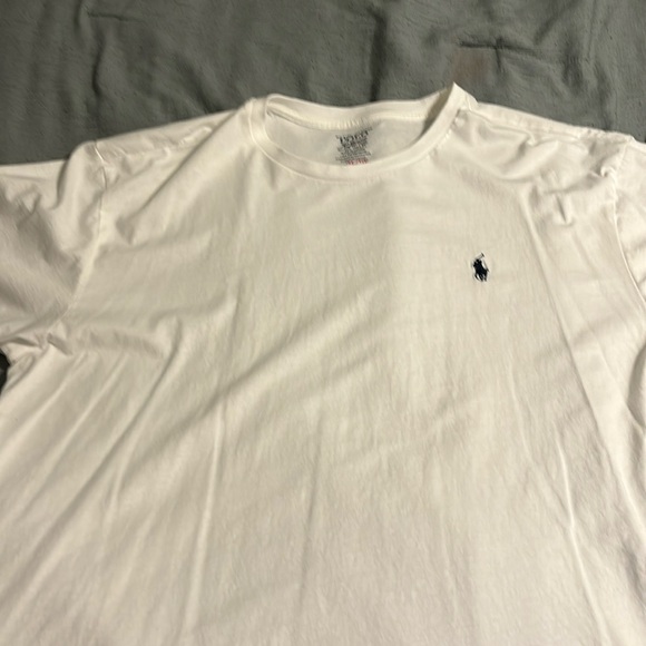 RALPH LAUREN POLO Mens Short Sleeve Crew Neck Short Sleeve White T-Shirt XL - Picture 1 of 4